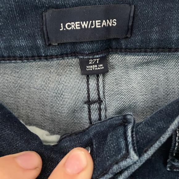 27T 10” High Rise Toothpick J Crew jeans - Picture 2 of 4